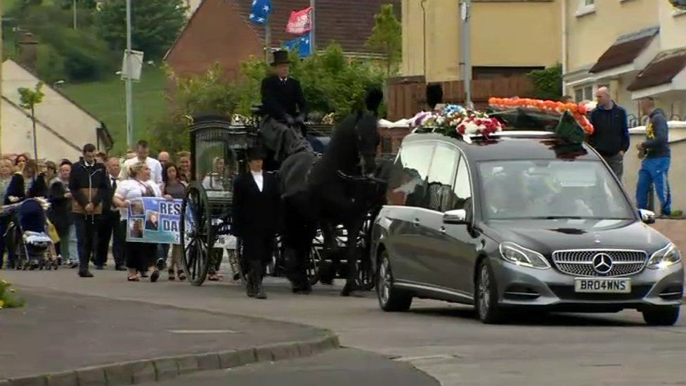 Dan Murray funeral Priest describes Belfast murder as 'horrific' BBC