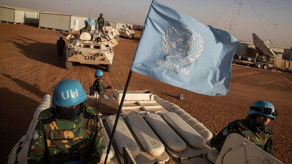 UN peacekeepers in eastern Mali (file image)