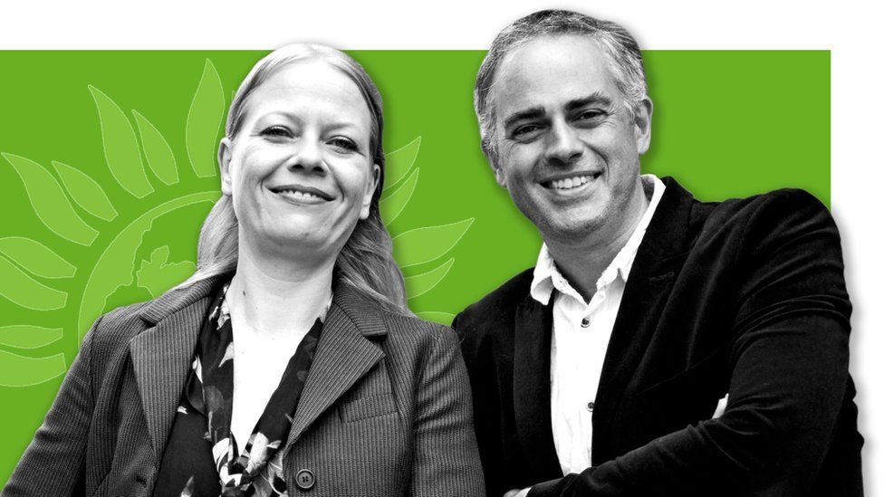 Sian Berry and Jonathan Bartley, co-leaders of the Green Party