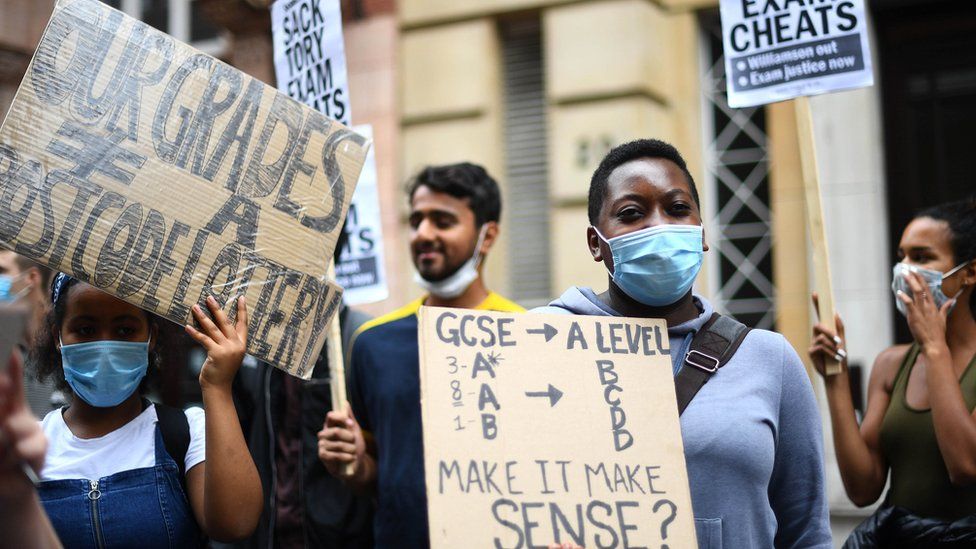 A-level protest