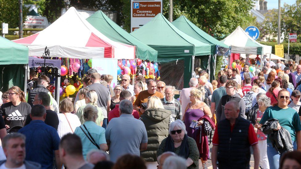 In pictures Ould Lammas Fair returns to Ballycastle BBC News