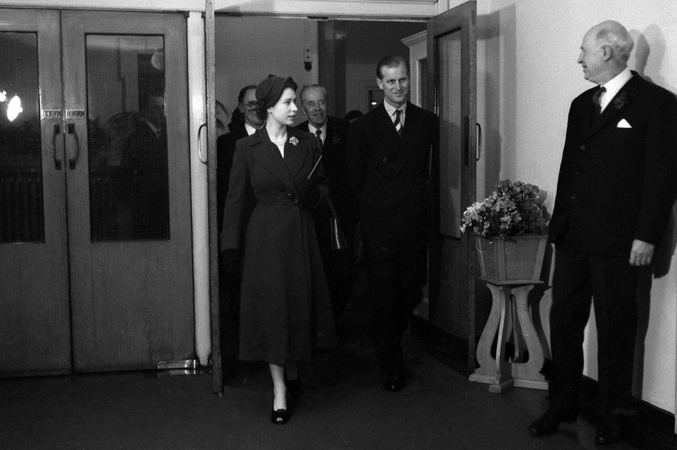 The Queen & Prince Philip in 1953 at Maida Vale