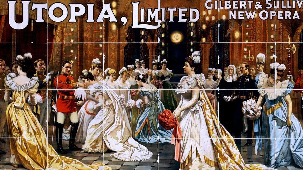 Póster de Utopia Limited, 1894