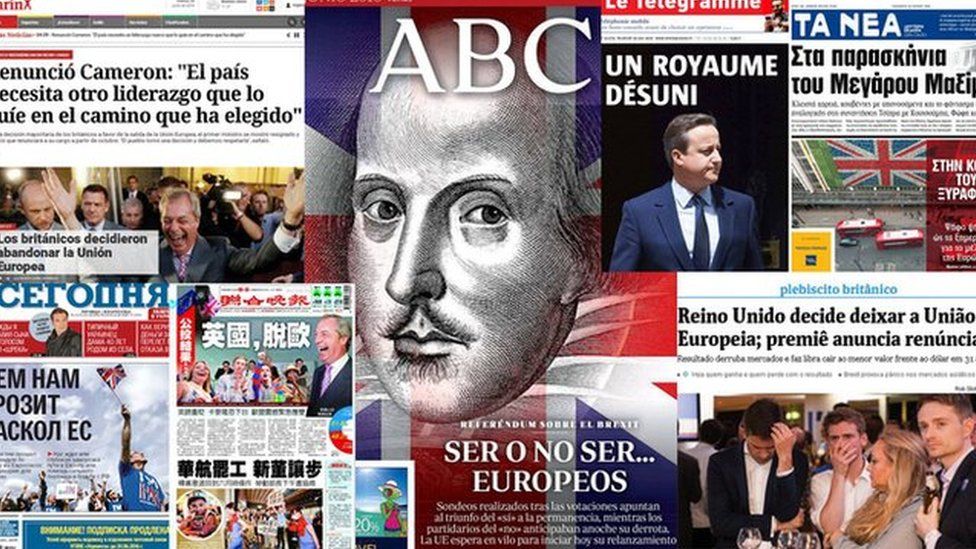 Global media has been reporting on Brexit and its concerning consequences