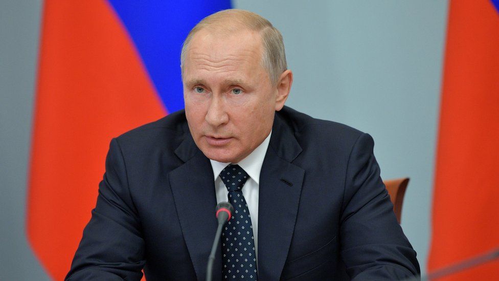 Putin gives address