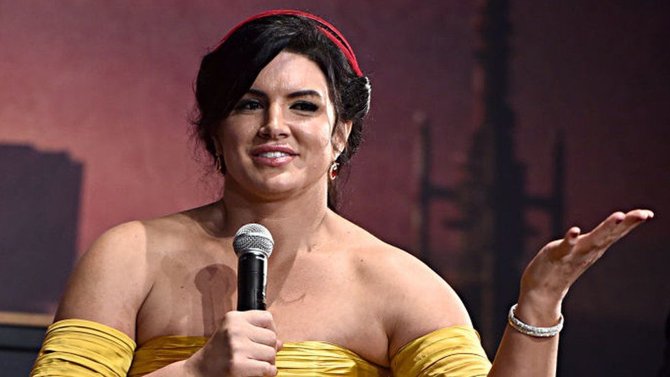 Gina Carano Dropped From Mandalorian After Abhorrent Posts Bbc News