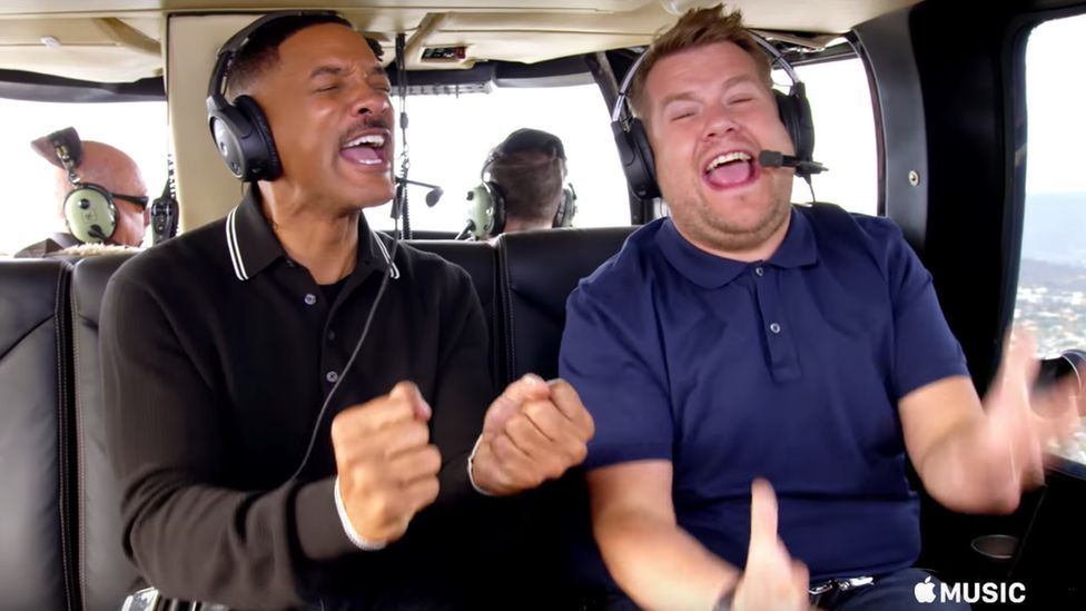 Will Smith and James Corden