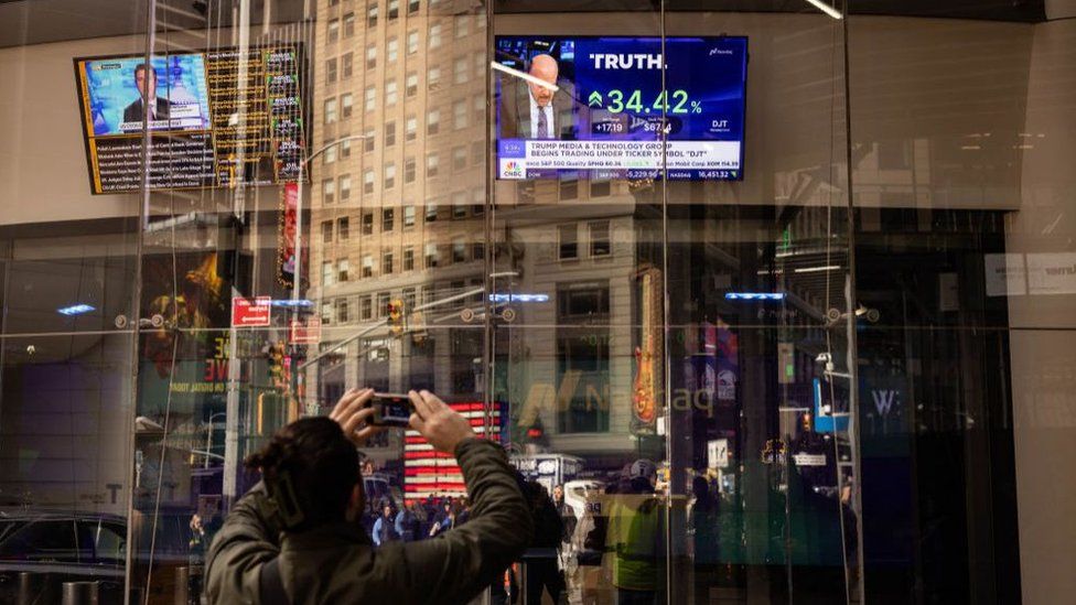 Shares in Trump Media are now trading on the stock market