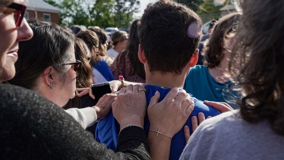 Mourners in Dadeville