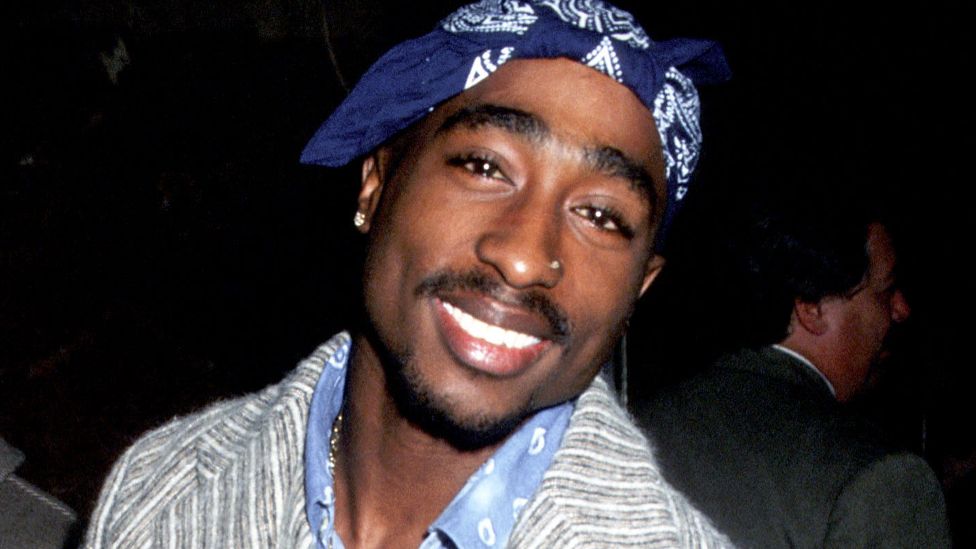 Tupac Shakur at the Paris Theater in New York City, New York in 1994