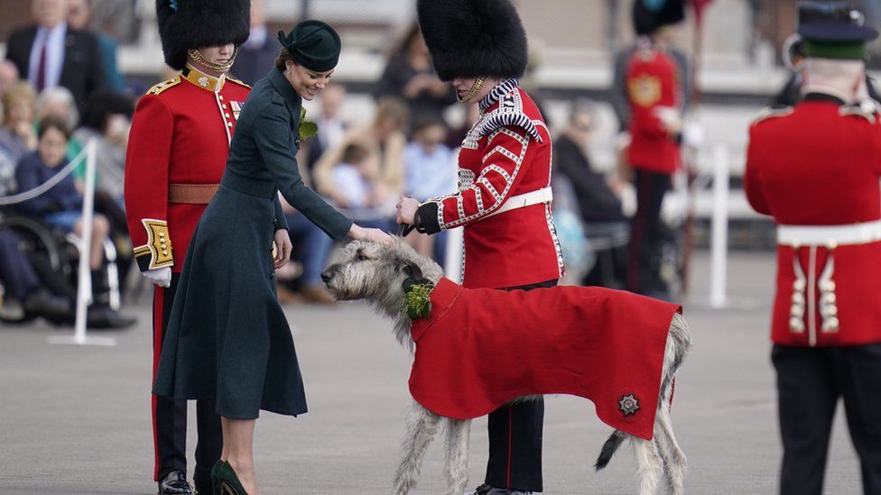 Duchess of Cambridge at St Patricks Day ceremony