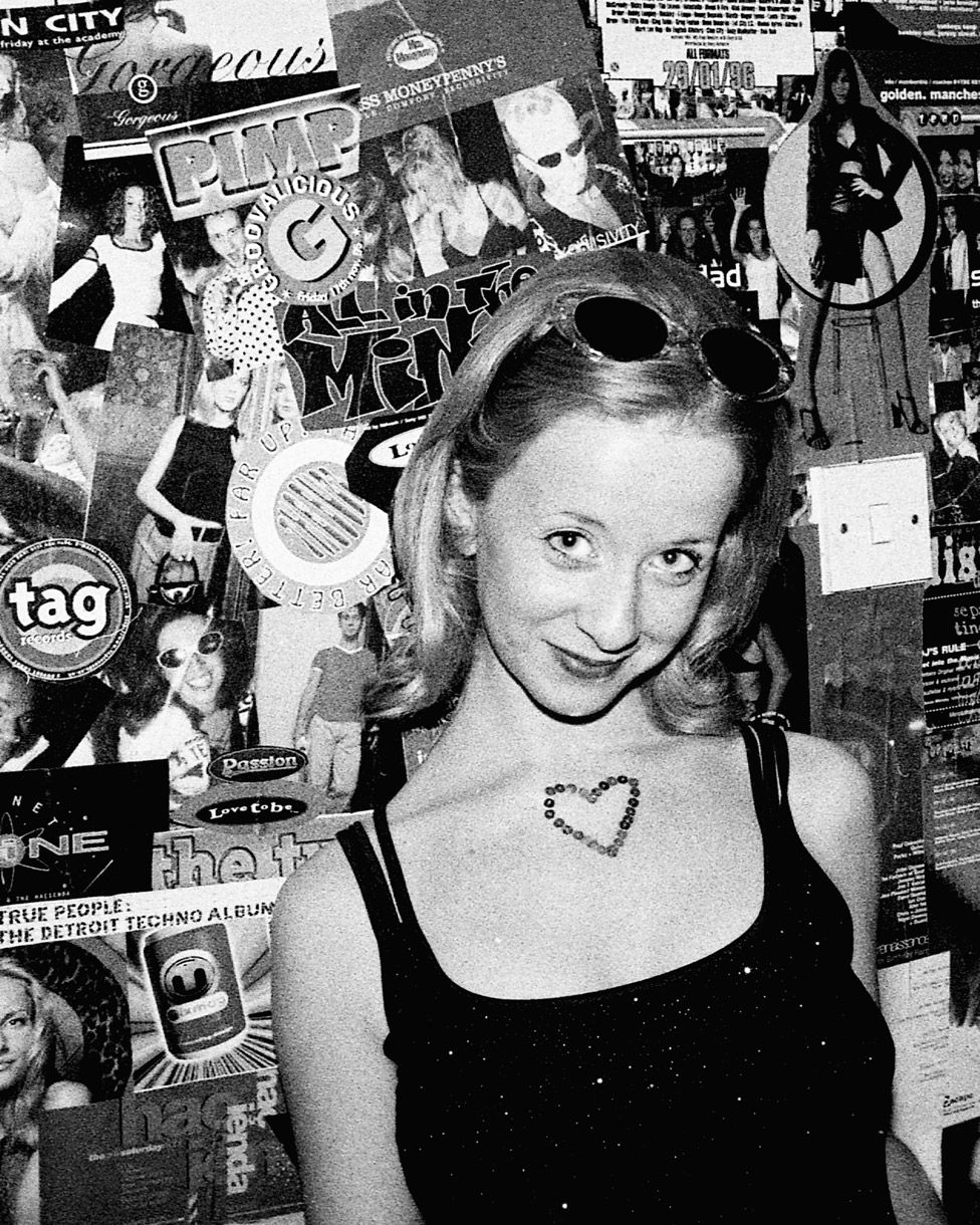 Lucy McCarthy, aged 16, in her bedroom, Coventry, 1990s