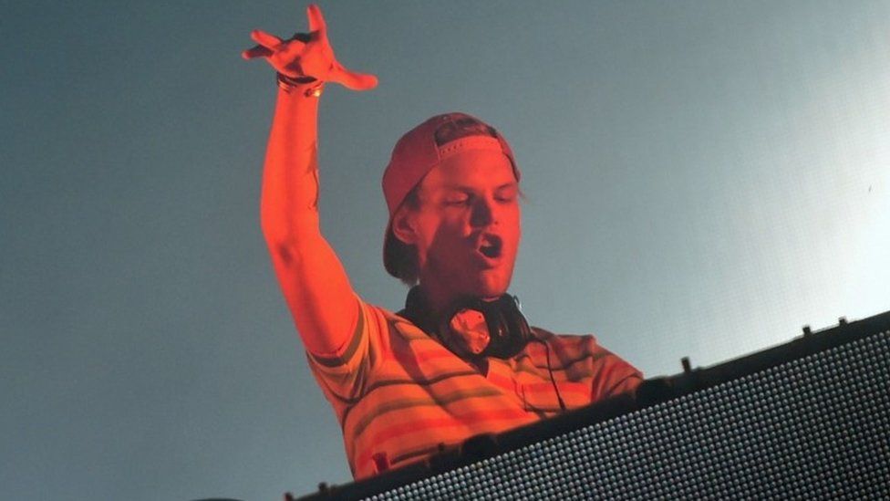 Swedish DJ Avicii DJing at Sziget music festival on 14 August 2015