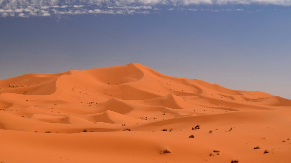 The Lala Lallia dune in Morocco is 100m high