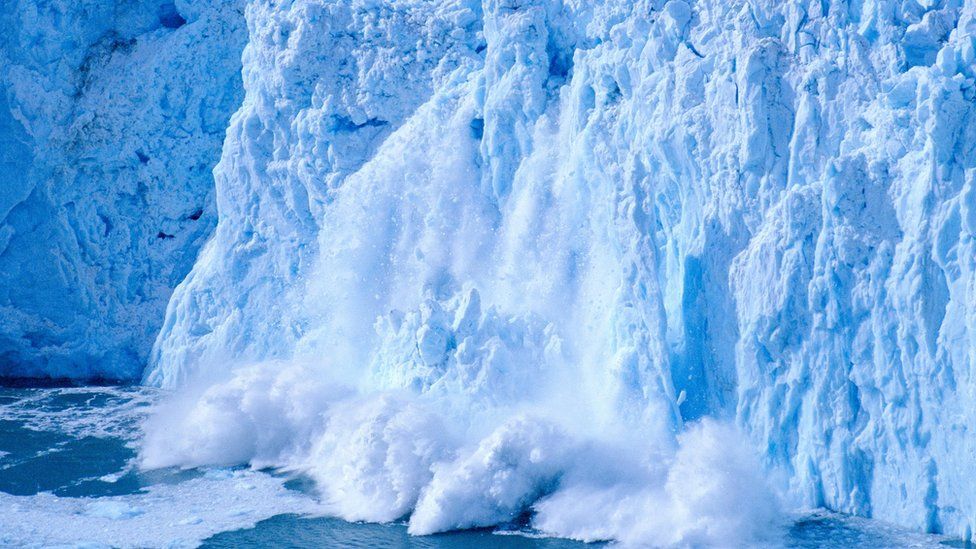 Glacier calving