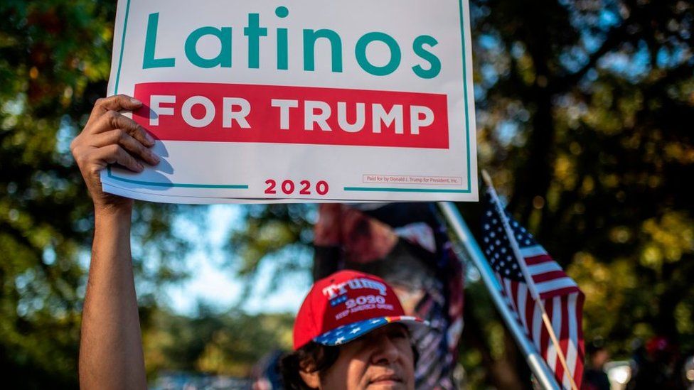 Latinos for Trump demonstration