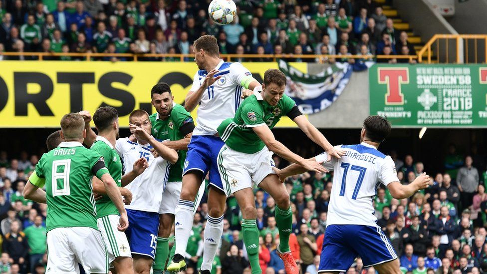 Northern Ireland played Bosnia-Herzegovina on Saturday