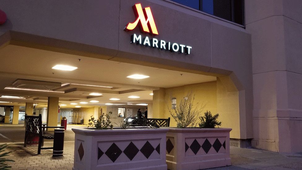 lobby of a marriott