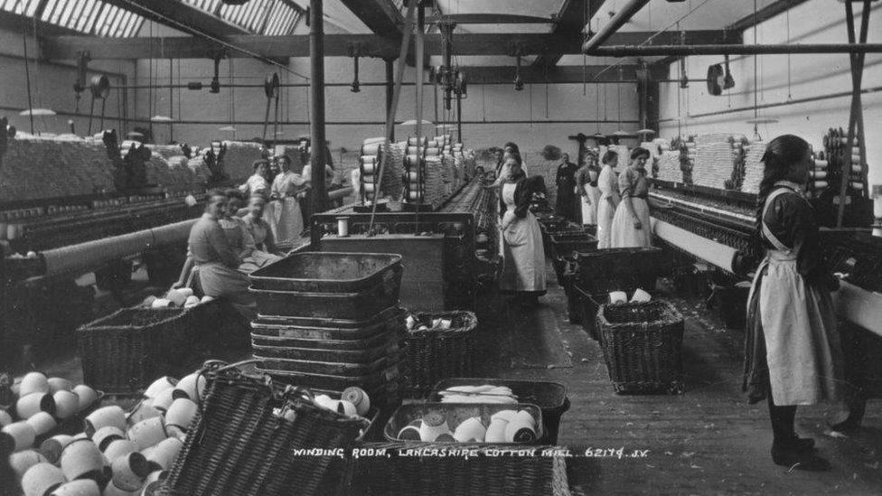 Lancashire cotton mill