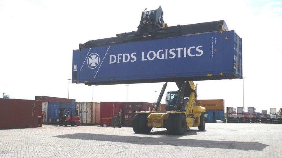 DFDS Logistics container