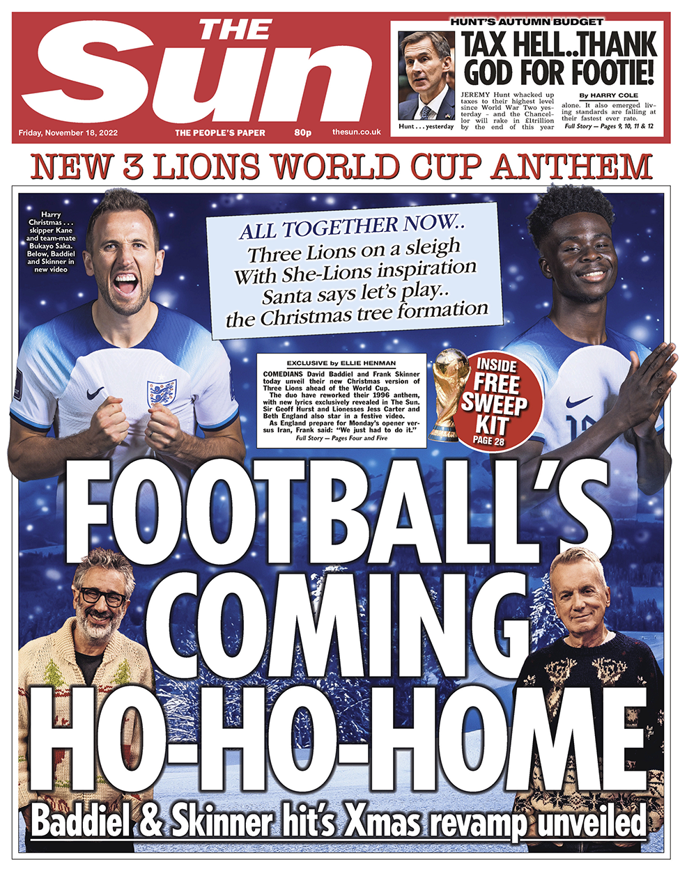 The Sun front page