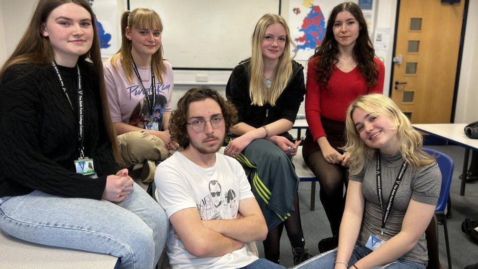 Students at the Sixth Form College in Colchester
