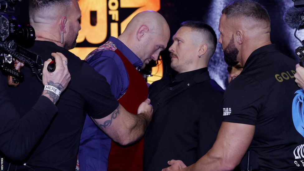 Fury and usyk head to head