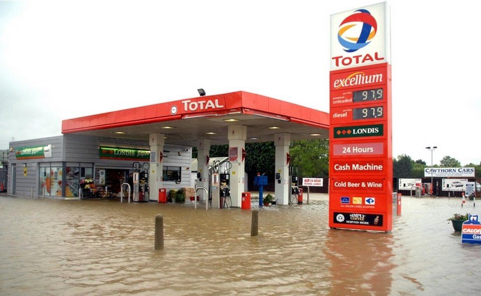 The city' of the 2007 summer floods BBC News