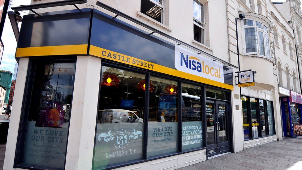 Exterior of Nisa store