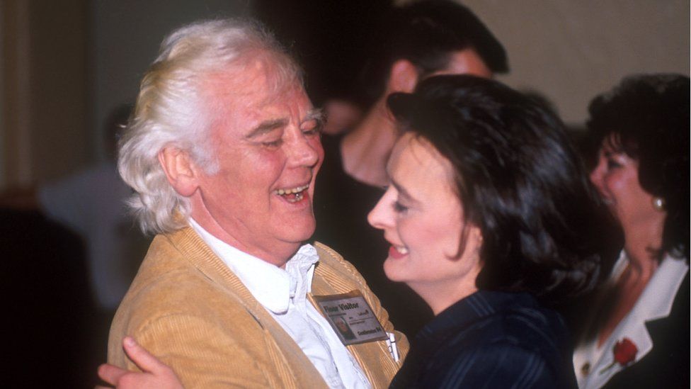 Tony Booth and daughter Cherie Blair