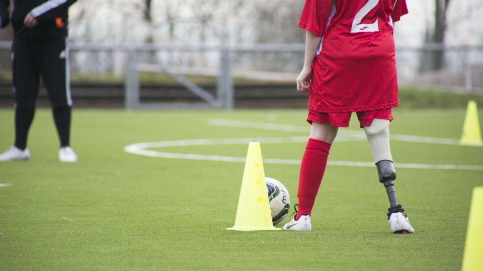 Amputee Footballers In A League Of Their Own - BBC News