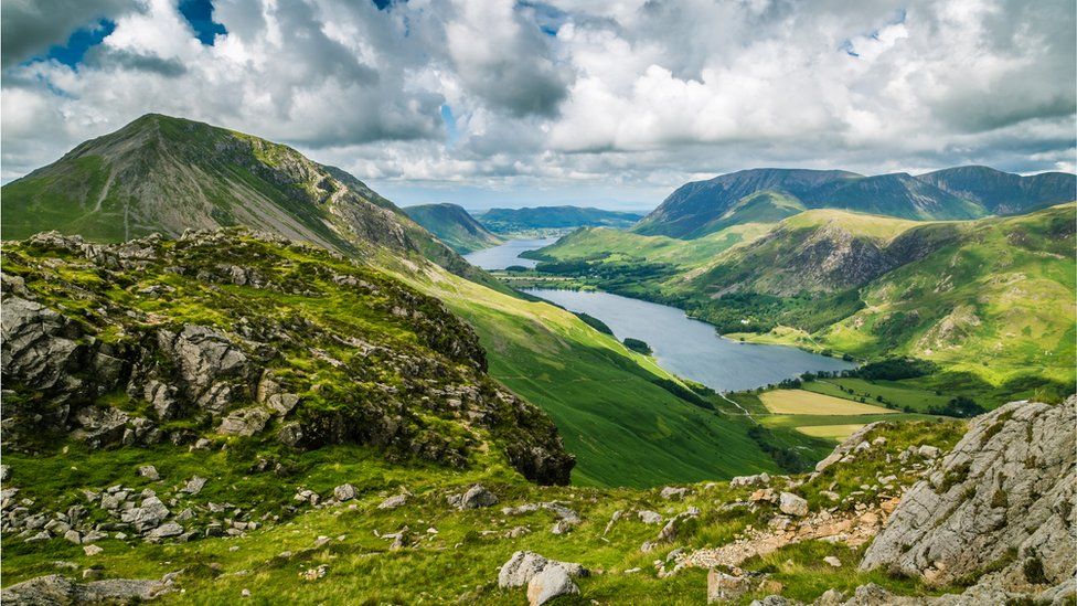 View from Haystacks in the Lake District