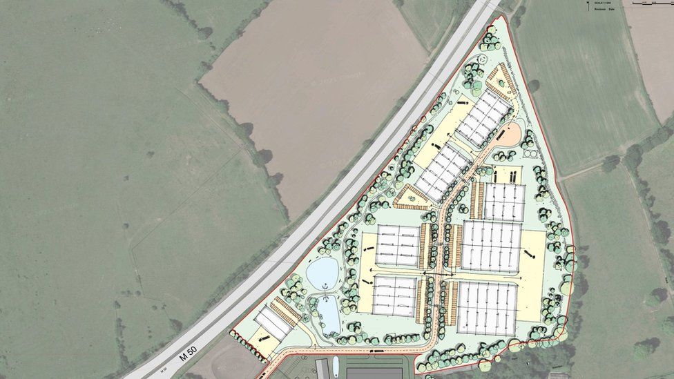 Plan for expansion to business park.