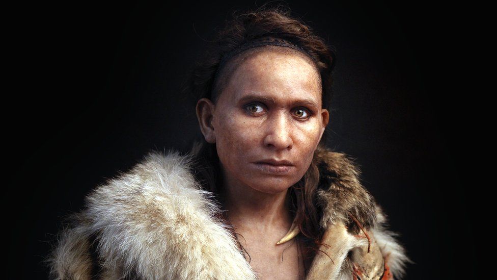 DNA shows ancient hunter had blue eyes, dark skin