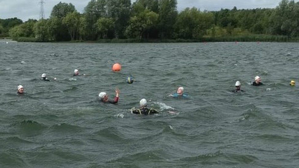 Water Polo in the lake