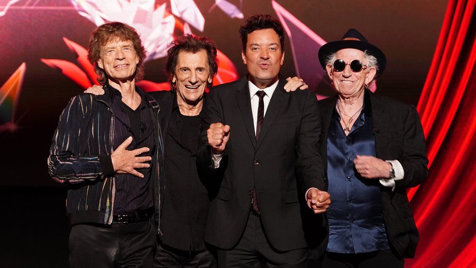 The Rolling Stones with Jimmy Fallon in Hackney