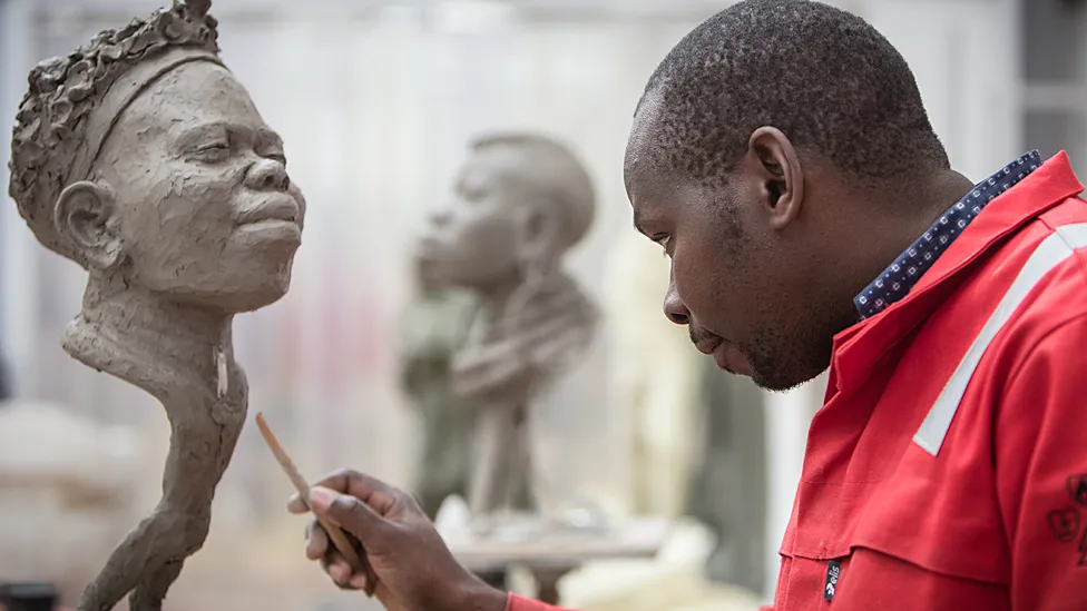 Peter Oloya - the Ugandan LRA child soldier who moulded a new future in art