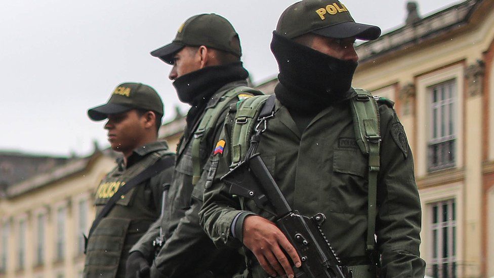 Colombian armed police