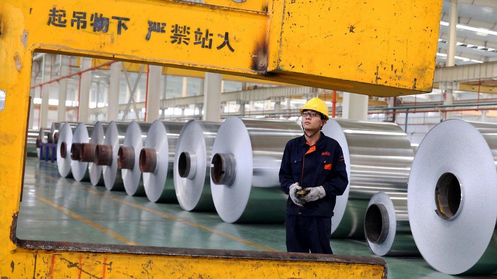 Chinese aluminium plant
