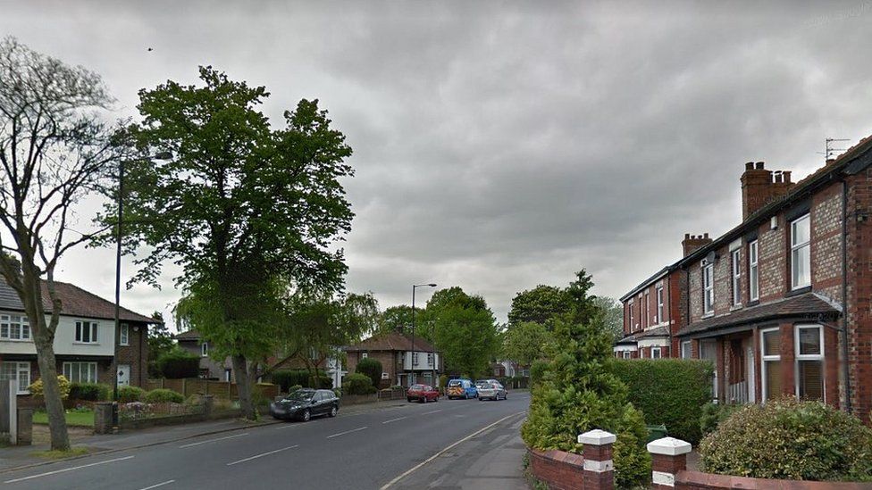 Urmston crash Motorcyclist dies after falling from bike BBC News