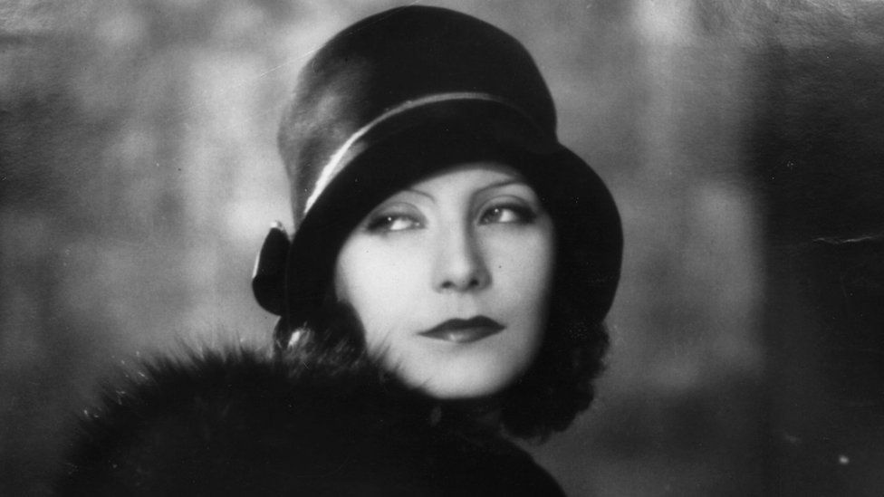 Swedish-born American film actress Greta Garbo, shortly after she arrived in Hollywood, 1927