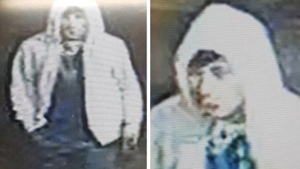CCTV images of suspect