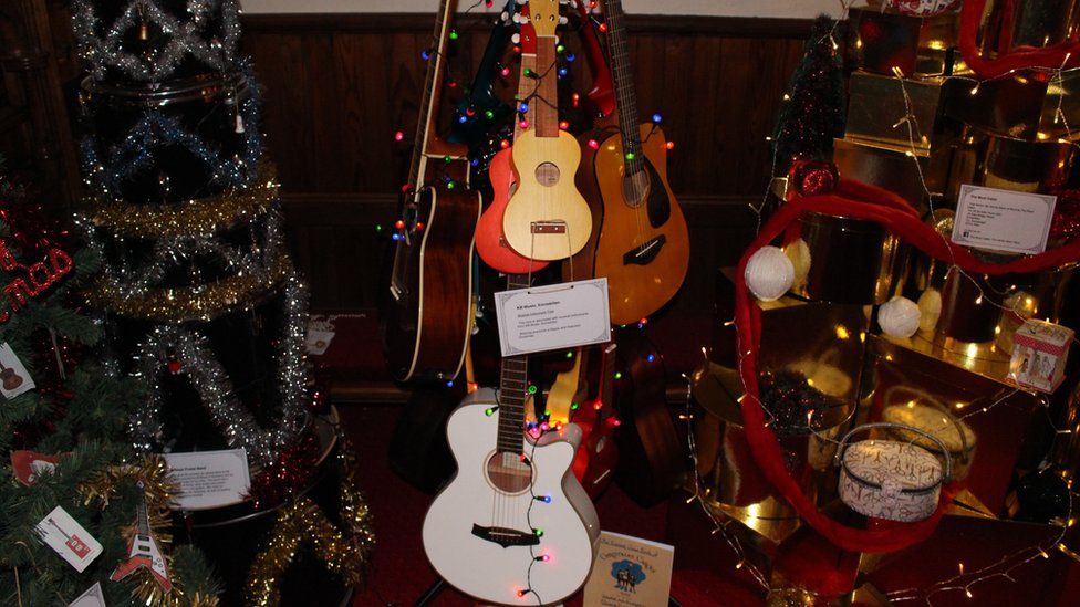Christmas trees festival at Enniskillen church BBC News