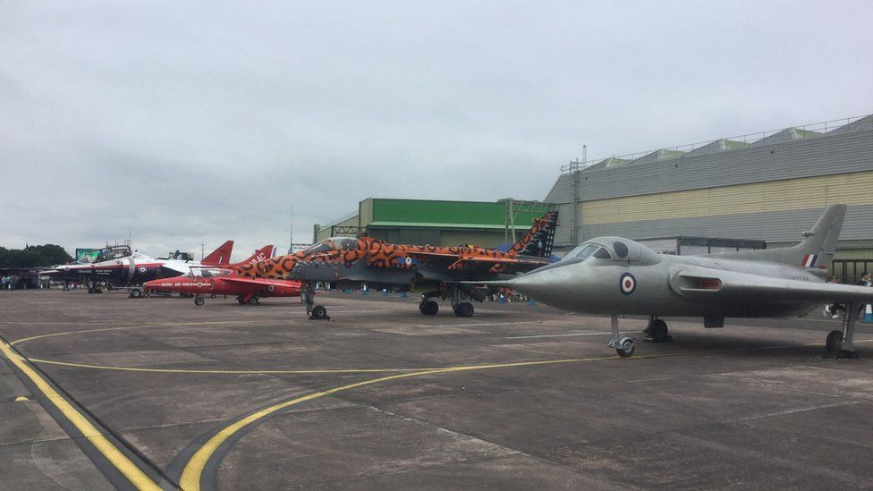 RAF Cosford Air Show thousands to Shropshire display BBC News