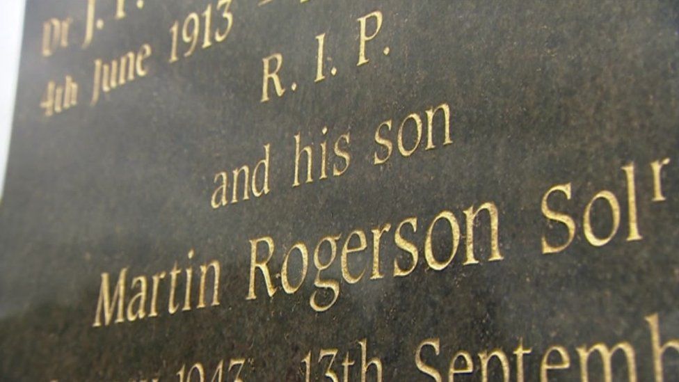 Martin Rogerson's grave