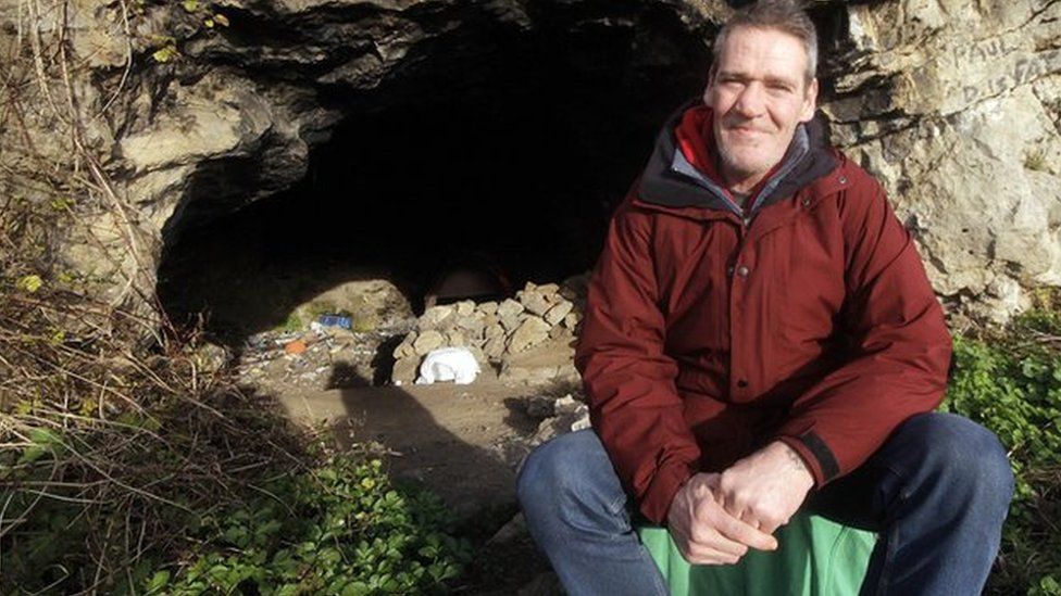 Great Orme quarry caves used by homeless sealed off BBC News