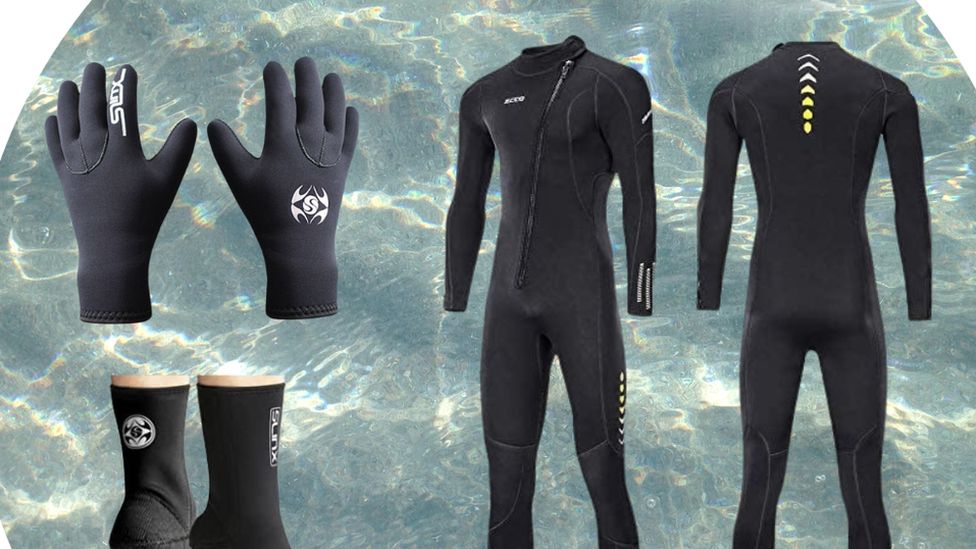 The wetsuit Salcombe Man was wearing