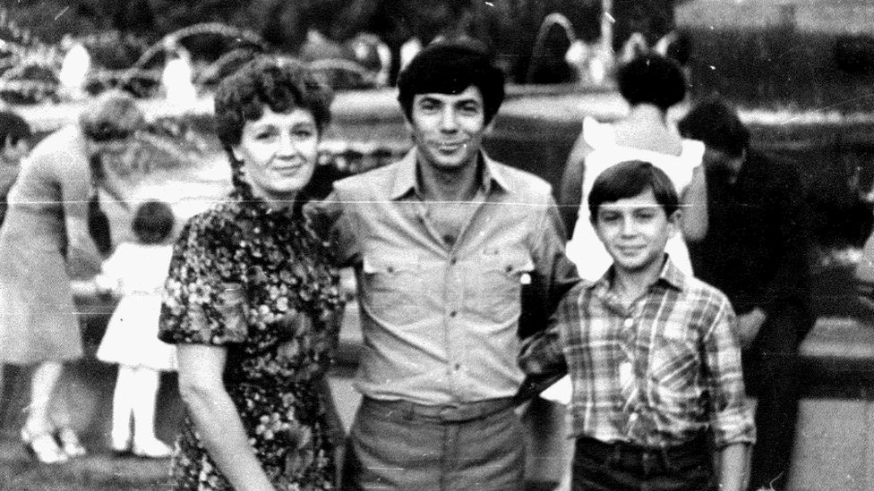 Igor and his parents circa 1985
