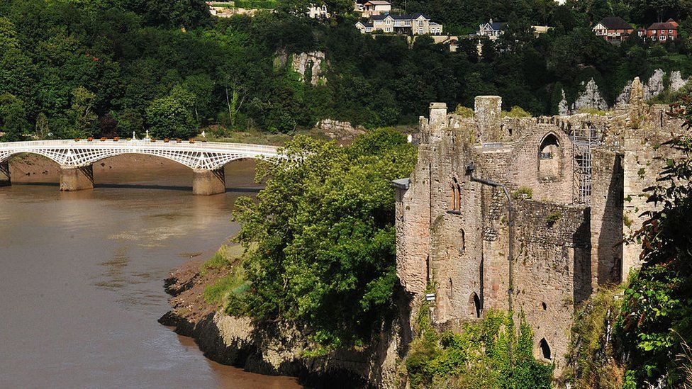 The River Wye passes through Chepstow
