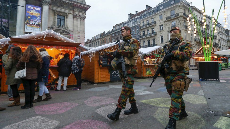 Soldiers in Brussels